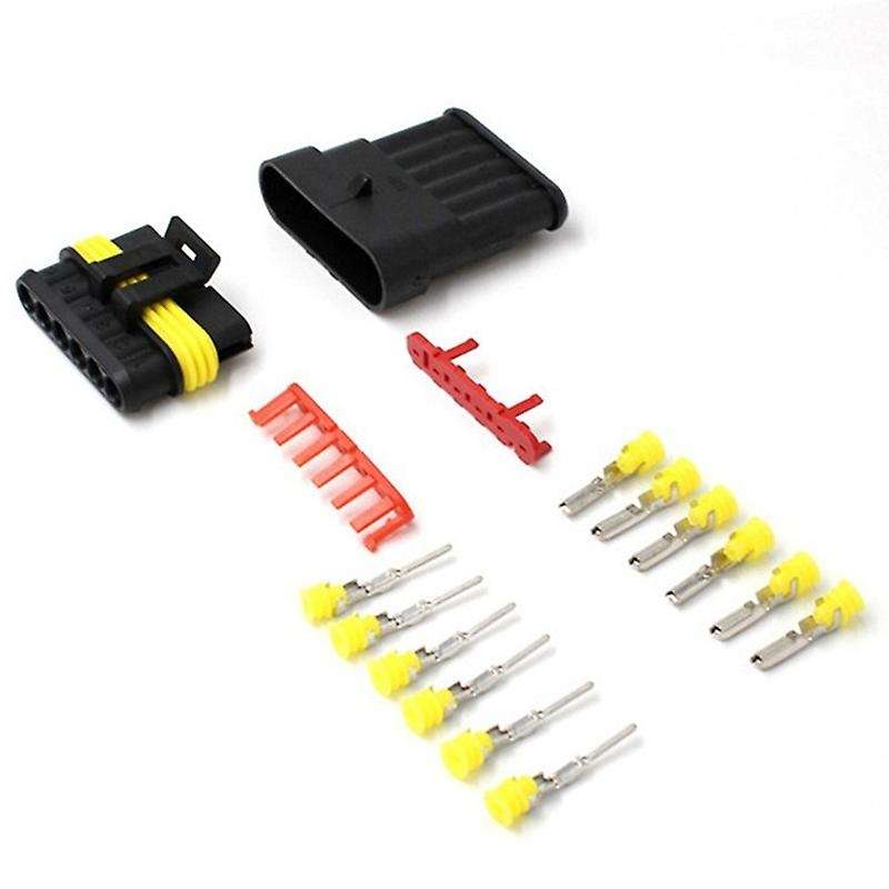 708Pcs Waterproof Car Connector Terminal Block HID Lamp Wiring Harness Connector without SN-48B Crim
