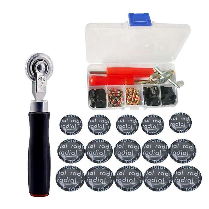 70pcs Tire Kit Heavy Duty,car Tire Pressure Wheel Film Repair Kit Tire Repair Tool Tire Repair Tool
