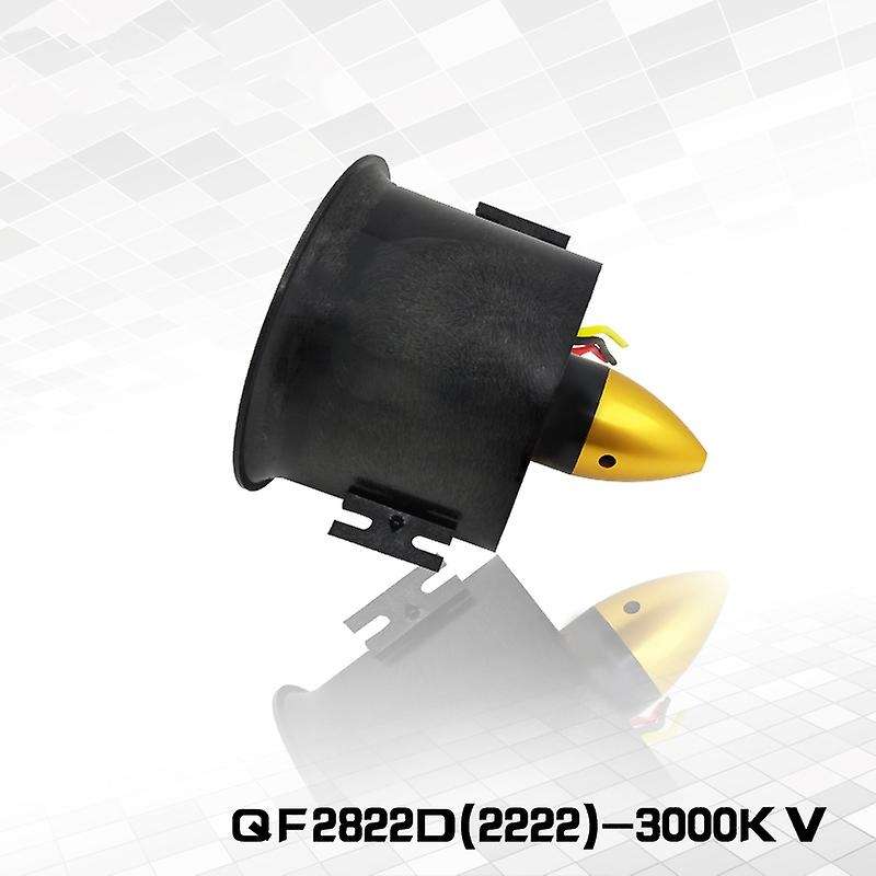 70mm Duct Fan Unit with 3000kv 6 Leaves Brushless Outrunner Motor for Rc Edf Jet Airplane