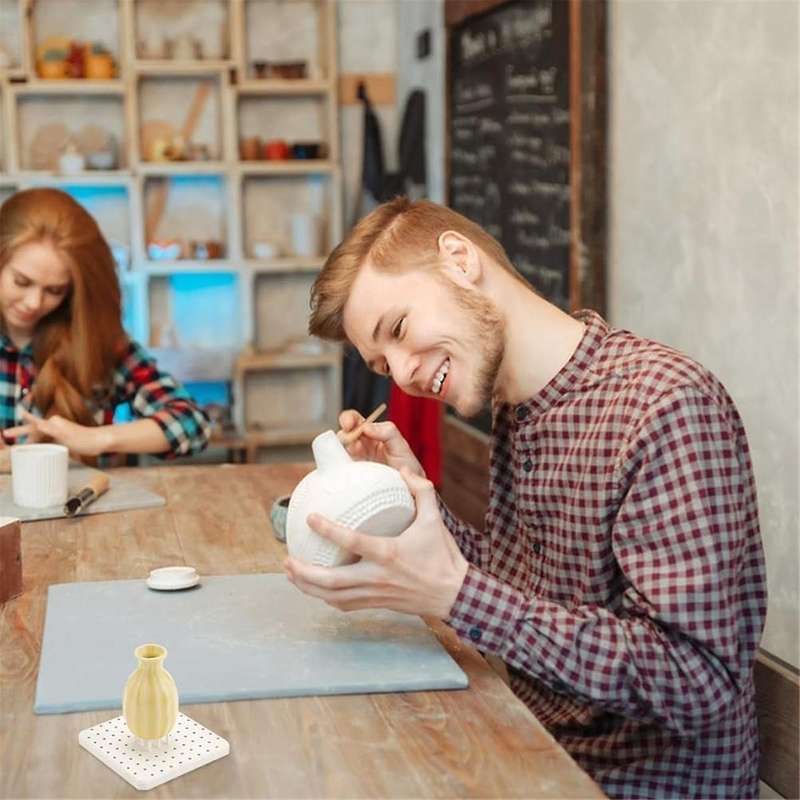 71Pieces Pottery Kiln Support Nails Firing Mat Nails Support Furniture Clay Ceramic Pottery Tools fo