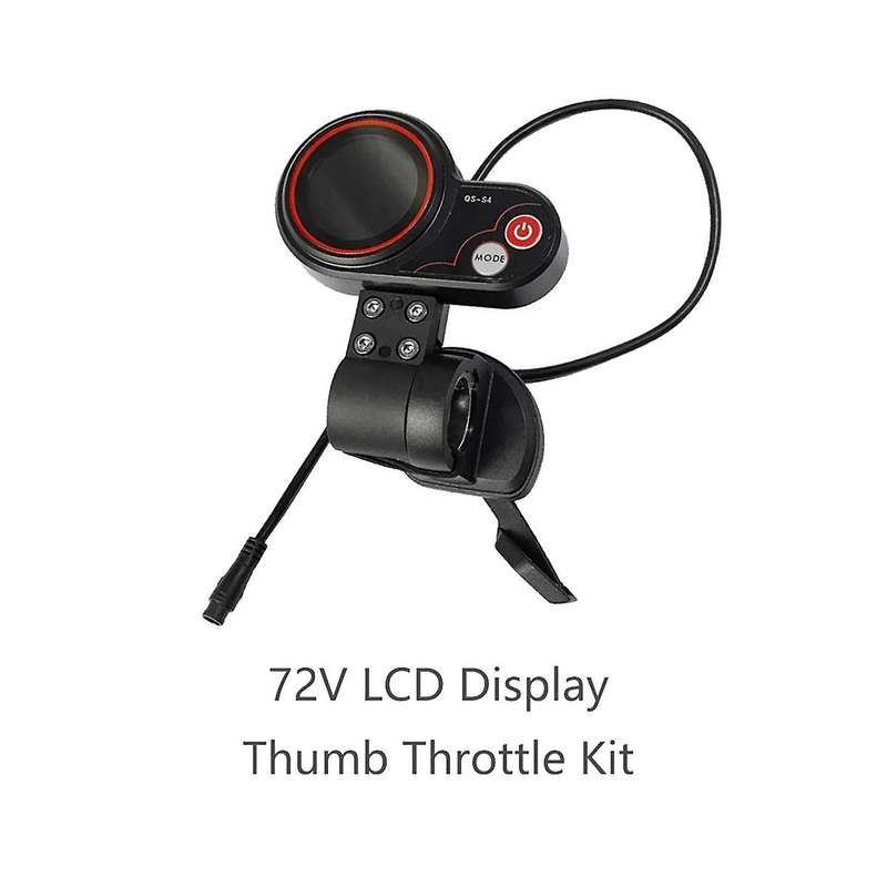 72v Qs-s4 Thumb Throttle Lcd Display Meter Kit+48v 800w Dual Drive Controller Only for Zero 11x Elec