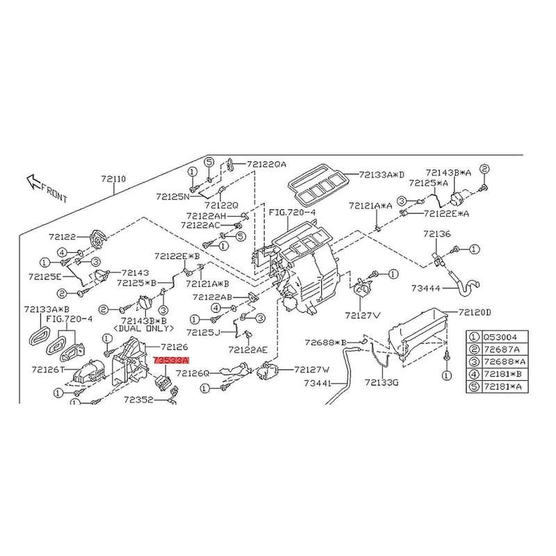 73533YC000 HVAC Blower Resistor Motor Control for Forester Impreza Crosstrek 2012-2021 Power Transis