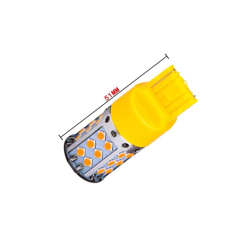 7440 W21W Ba15S Led Bulb 3030 42Smd Decoding Constant Current Brake Light Car Turn Signal Light Canb