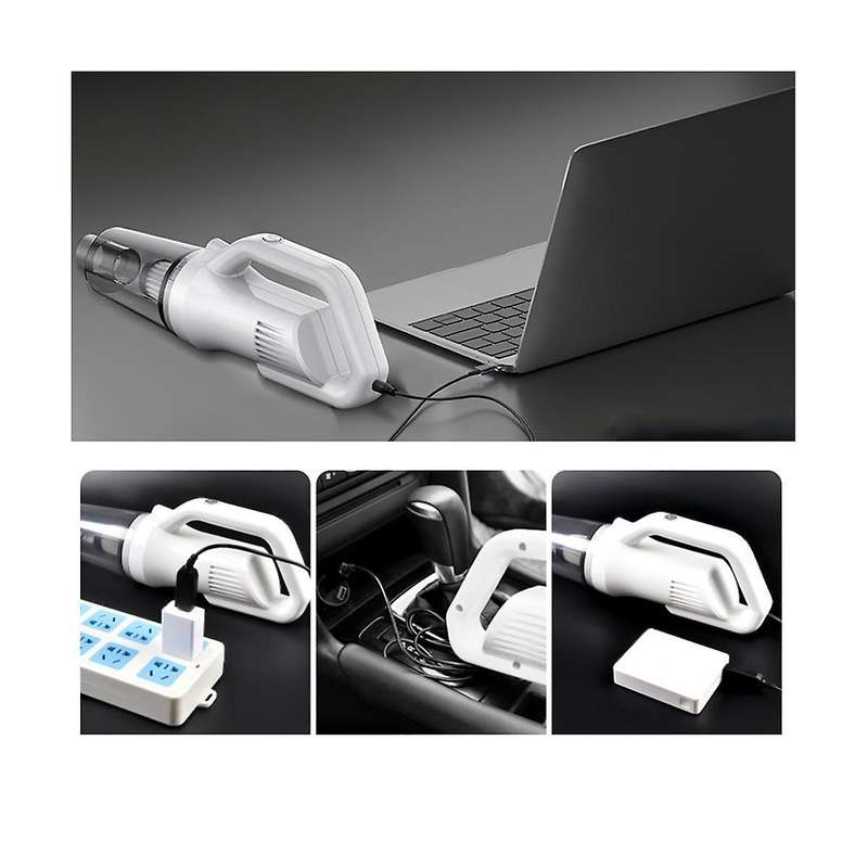 7500pa Portable Car Vacuum Cleaner Strong Suction Handheld Wireless Vacuum Cleaner Dual Use for Car
