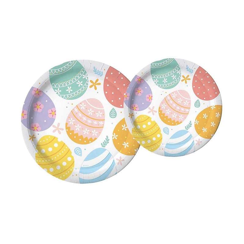 75 Pack Serves 25 Easter Dinner Plates Napkins Dessert Plates Perfect Office Restaurants Schools