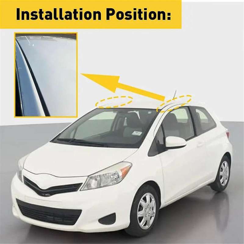 7555152160 7555252140 for Yaris Sedan 07-11 Side Door Roof Drip Moulding Trim Finish Strip LH&RH Wa