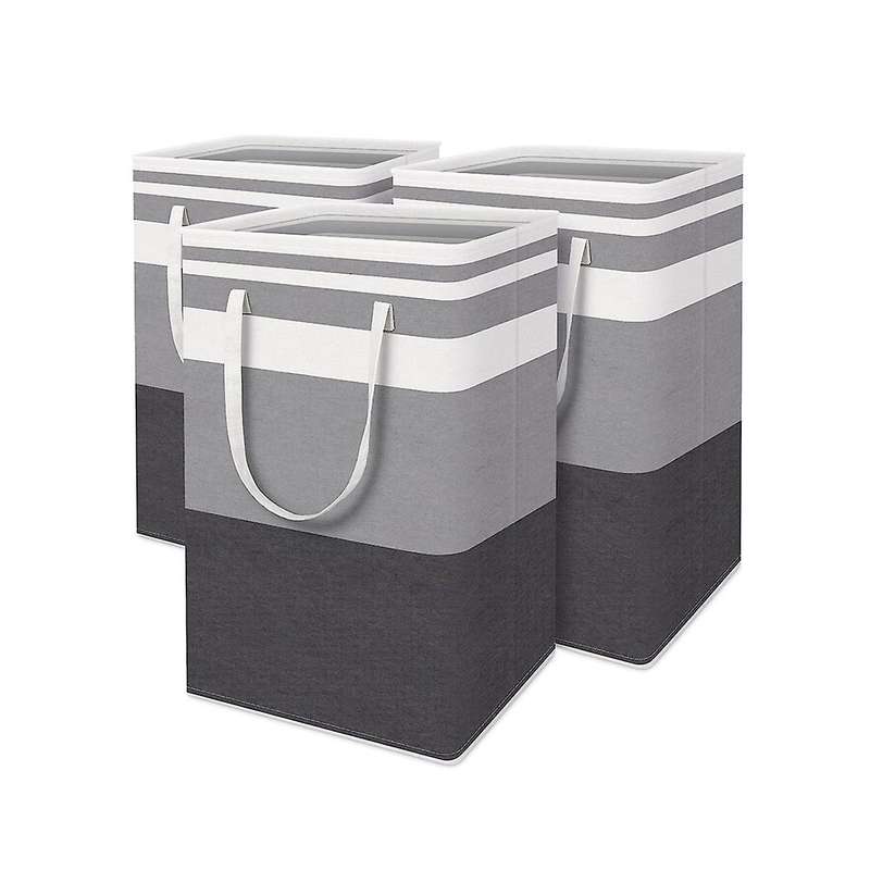 75l Waterproof Foldable Laundry Basket Laundry Hamper with Handles Bathroom Laundry Organizer Basket