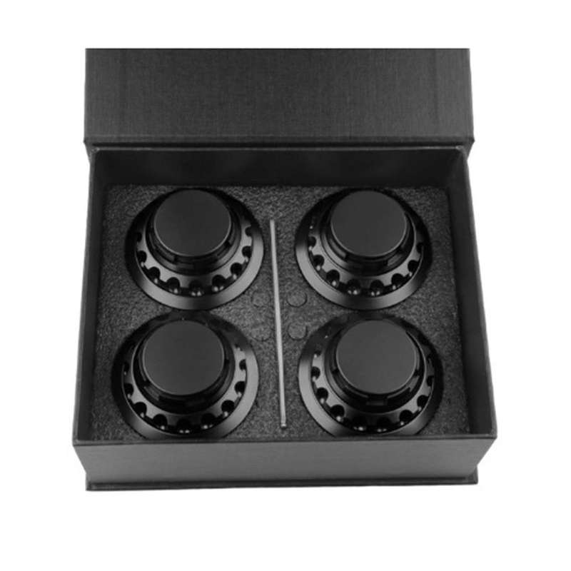 75Mm Wheel Hub Caps Wheel Center Hub Cap A1714000025 A2204000125 B66470200 for - A C E Class Black