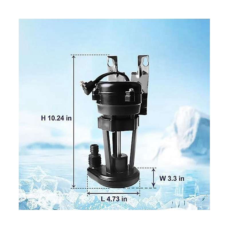 7623063 Water Pump Assembly, 115V, 60Hz, 6W for Manitowoc Ice Machine,Fit for A, B, C, E, G, H, J