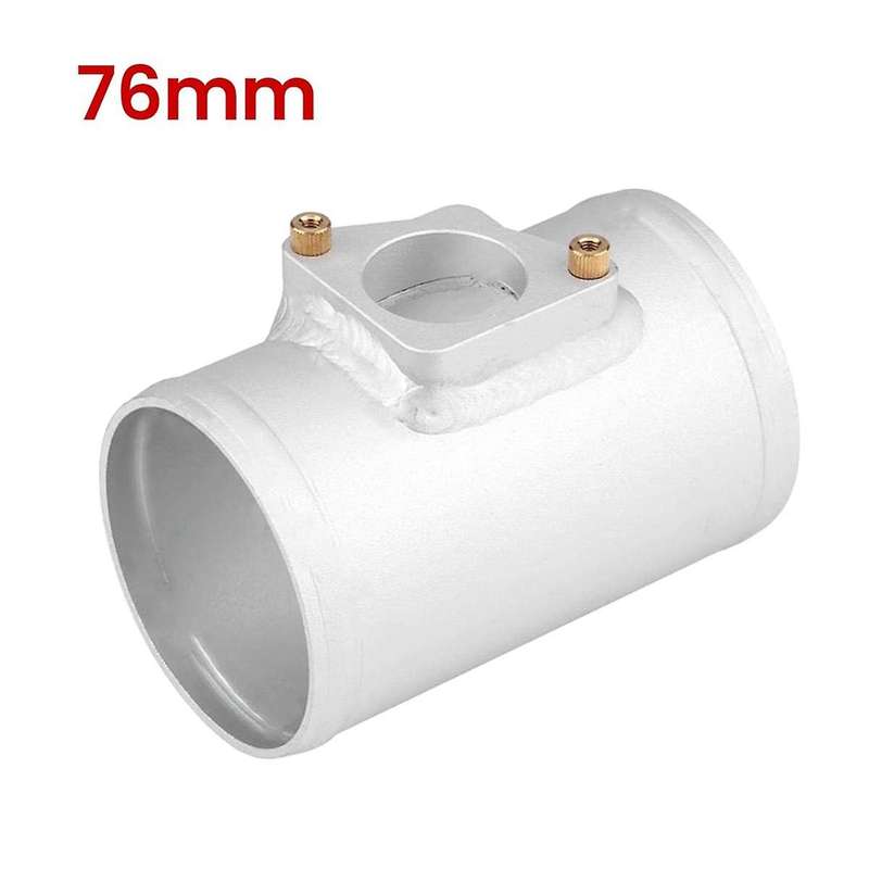 76mm Car Intake Pipe Air Flow Meter Base Engine Modified Intake Sensor for