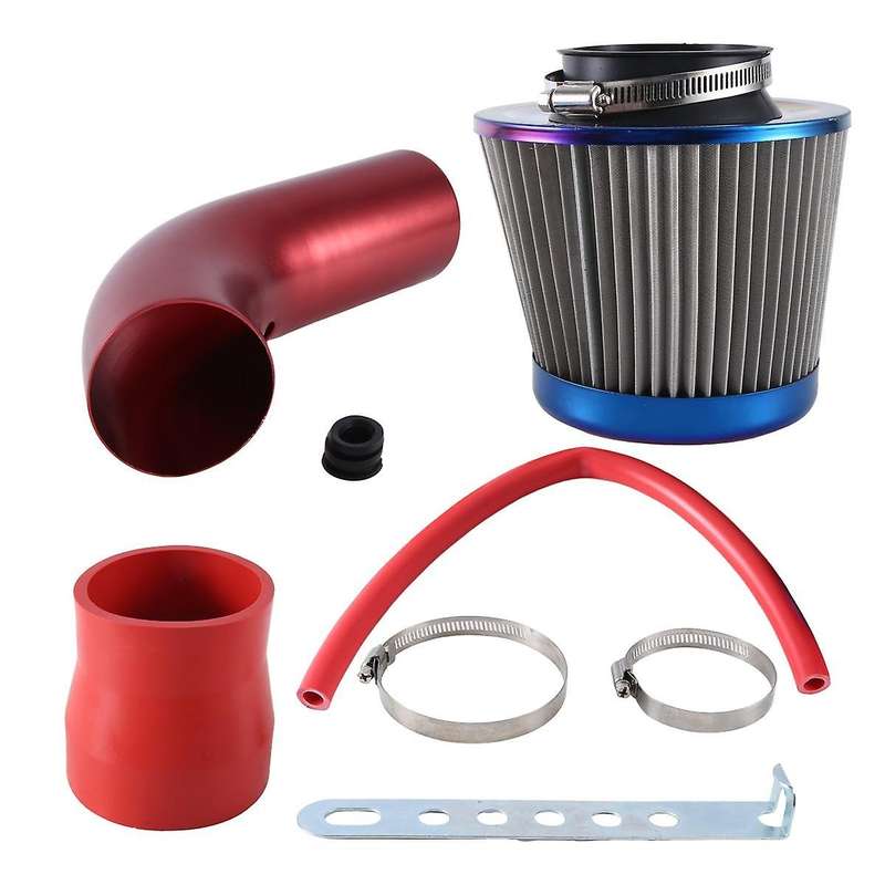 76mm High Flow Air Filter Mushroom Head Car Turbo Pipe Intake Sleeve Intake Filter Universalamp Kit