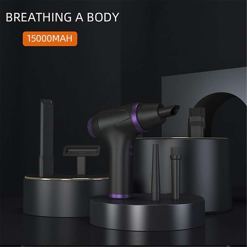 78000RPM Wireless Air Duster 2 in 1 Vacuum Cleaner Handheld Dust Blower Compressed for PC Camera Hom