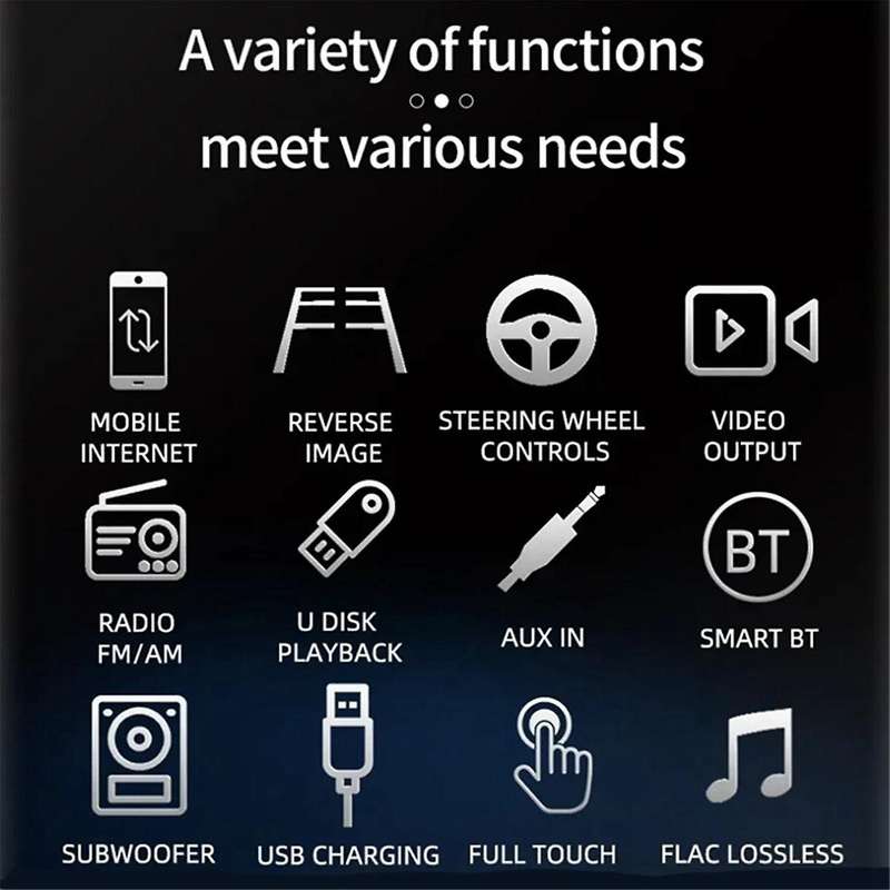 7764s Car Radio Wireless Carplay Android Auto 2din Car Radio Android 7 Din Car Radio Multimedia Play