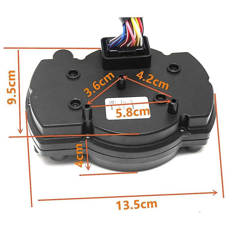 7-Color LED Motorcycle RX2N ATV LCD Digital Speedometer Tachometer Meter 15000Rpm 12(V)