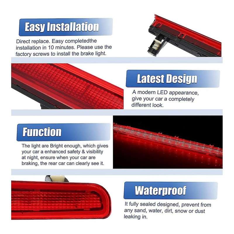 7E0945097A High Position Brake Light LED Signal Light Strobe Light Car Accessories for Red