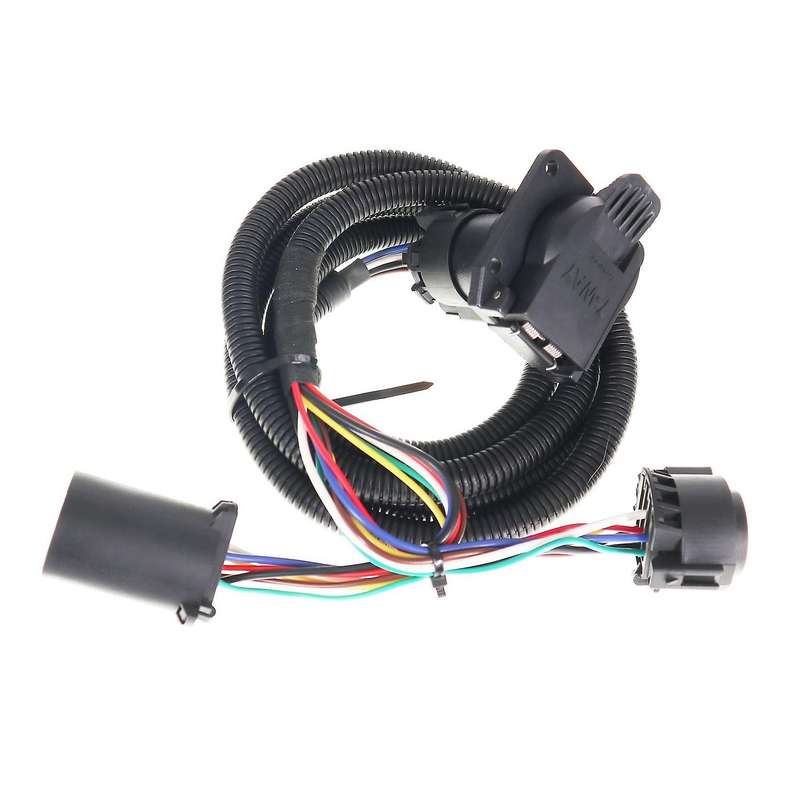 7-Foot Vehicle-Side Truck Bed 7-Pin Trailer Wiring Harness Extension for Select Ram