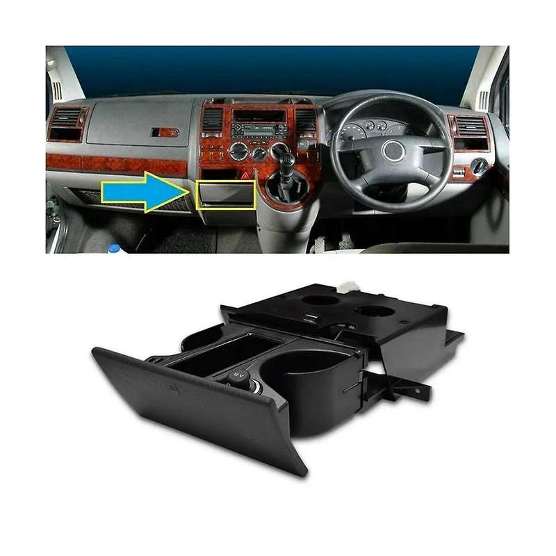 7h285860130t Right Driver Cup Holder Center Console Tea Cup Holder Drink Cup Holder Car for T5 Tran