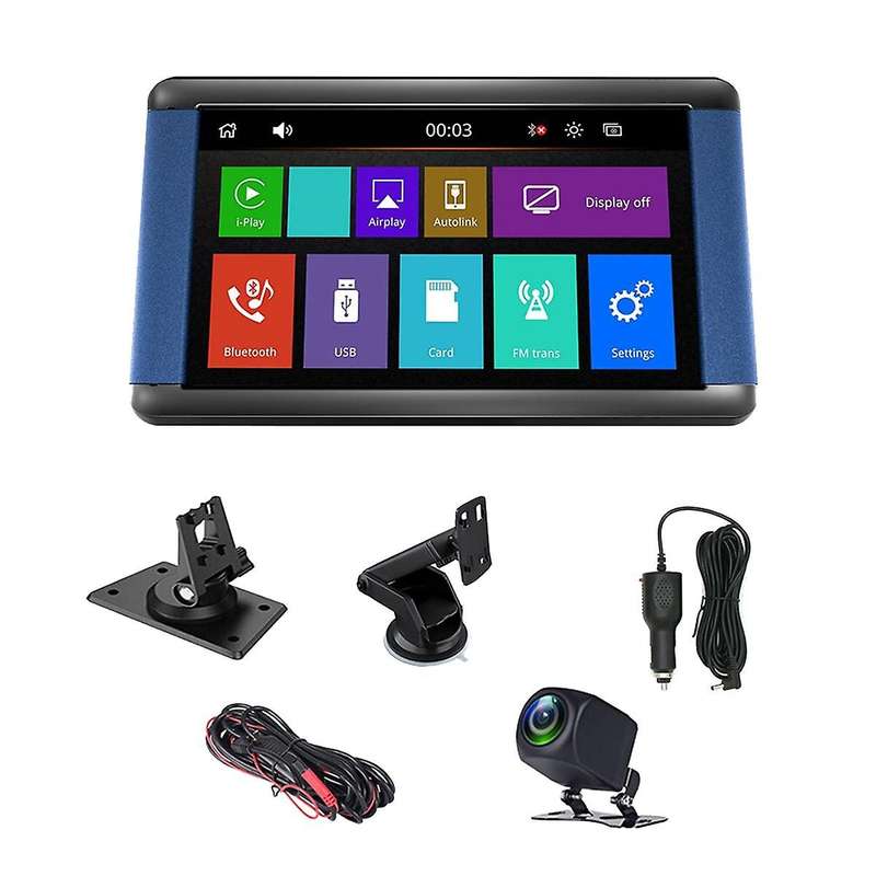 7inch Car Capacitive Touch Navigation Screen Wireless Carplay and Android Auto Car Portable Player