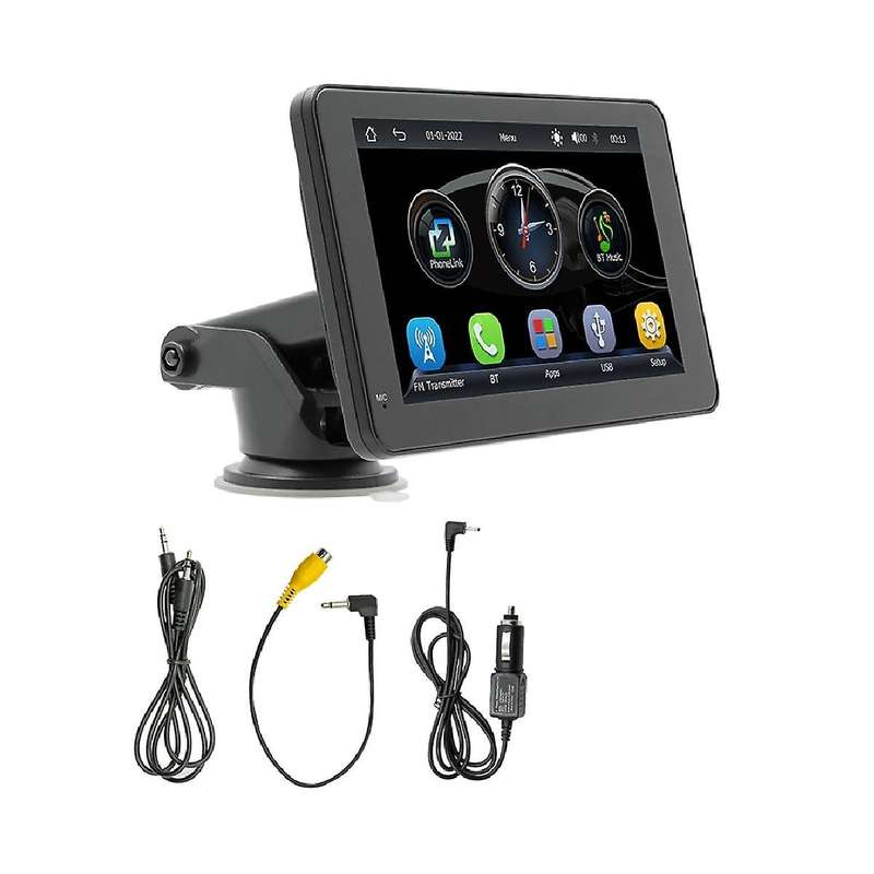 7inch Car Touch 2.5d Screen Wireless Carplay Android Auto Car Portable Radio Bluetooth Mp5 Fm Recei