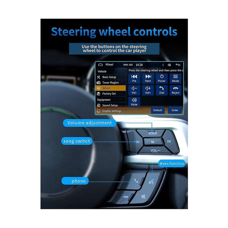 7inch Car Screen Wireless Carplay Android Auto Car Portable Radio Bluetooth Mp5 Fm Receiver The Hos