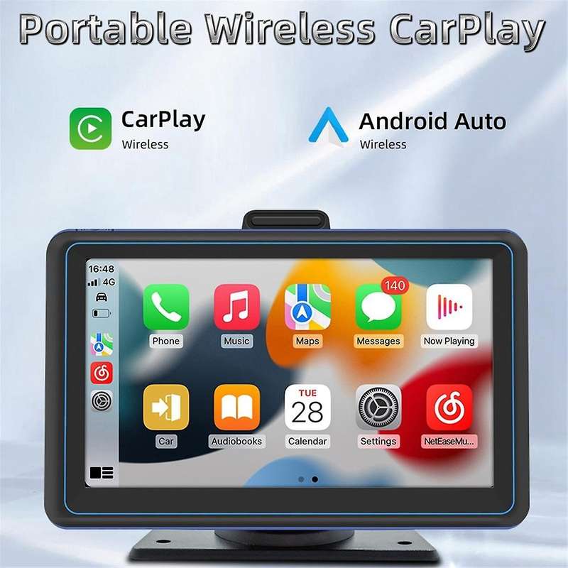 7inch Car Touch Screen Wireless Carplay and Android Auto Car Portable Automatic Multimedia Player N