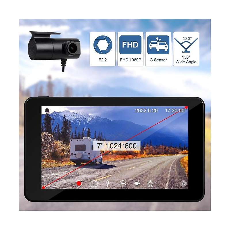 7inch Carplay Monitor Portable Wireless Carplay Navigation for Car Universal Display Android Auto A