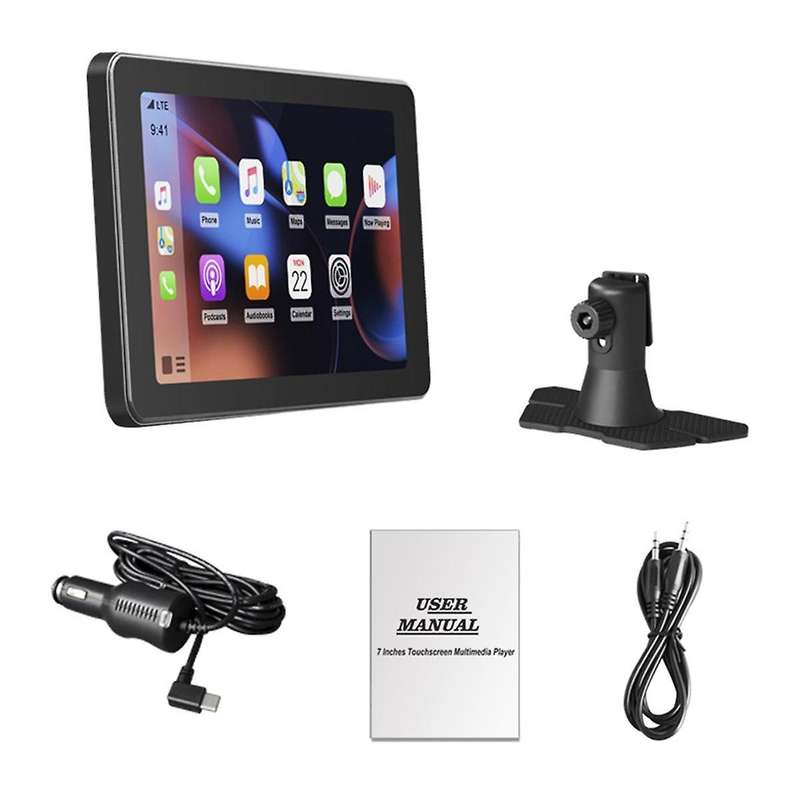 7-Inch Multimedia Player CarPlay Android Car IPS Touch Display Car Navigation Multimedia Bluetooth M