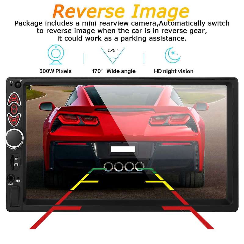 7Inch Press Screen Car Stereo MP5 Player Bluetooth Radio