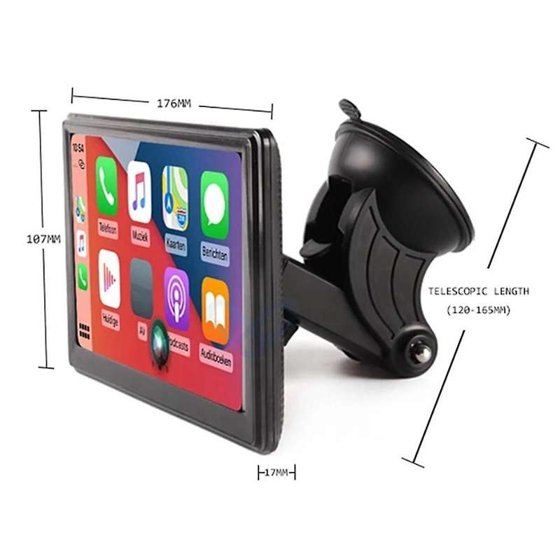 7inch Universal Car Smart Radio Touch Screen Multimedia Player Wireless Bluetooth Carplay Portable