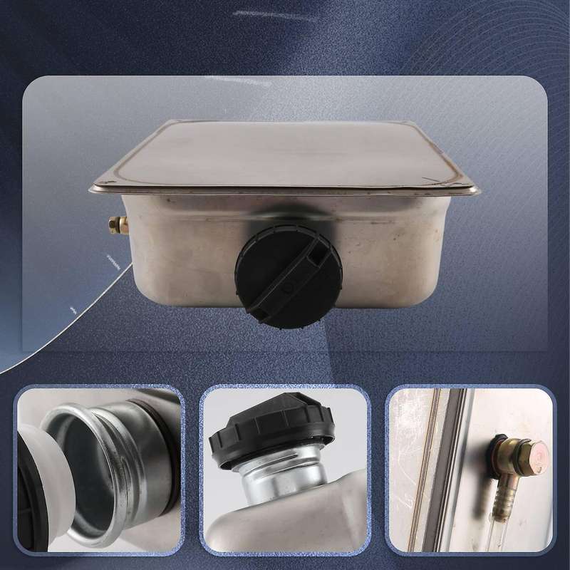 7L Stainless Steel Petrol Fuel Tank Can Fit Compatible Webasto Eberspacher