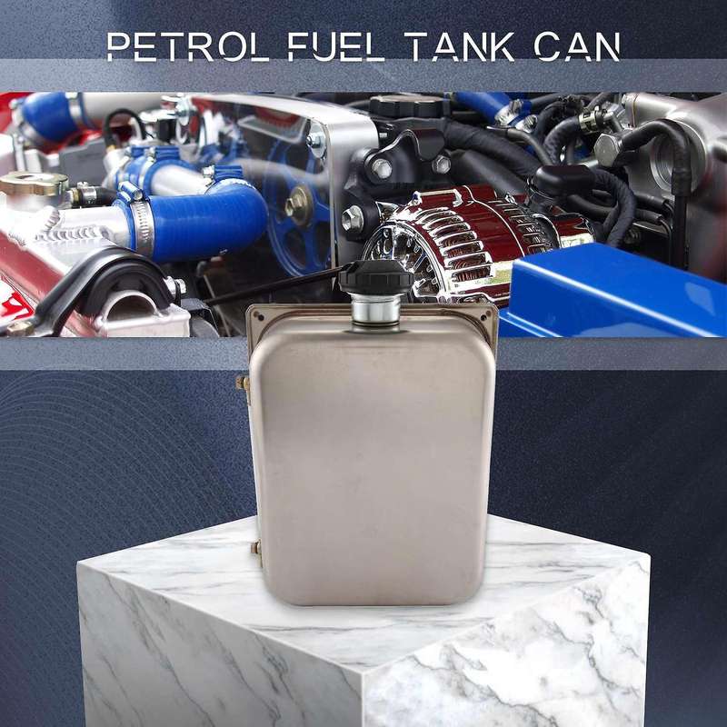 7l Stainless Steel Petrol Fuel Tank Can Fit for Eberspacher Heater Universal