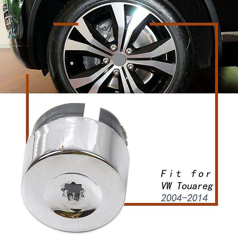 7L6 601 173A 2ZZ 10Pcs Chrome Wheel Lug Bolt Nut Cap Cover for 2004-2017 7L6601173A