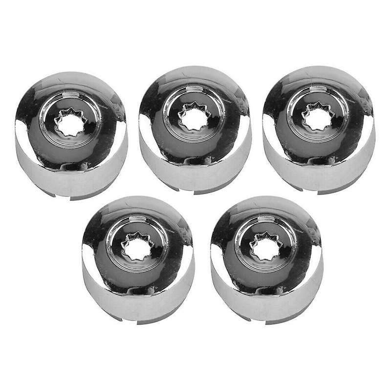 7L6 601 173A 2ZZ 5Pcs Chrome Wheel Lug Bolt Nut Cap Cover for 2004-2017 7L6601173A