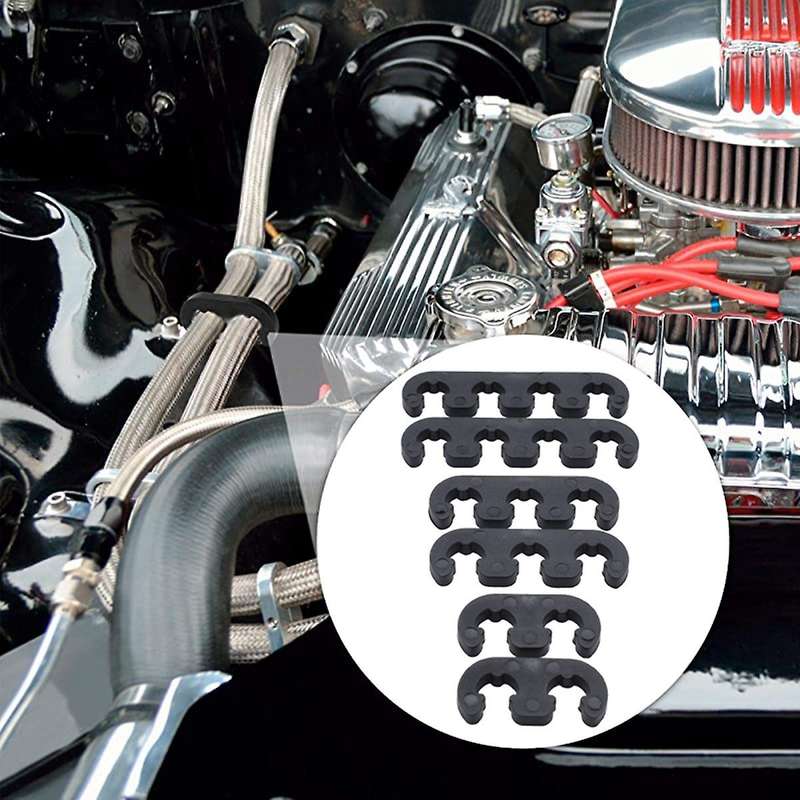 7mm 8mm Plastic Spark Plug Wire Separators Dividers Looms Universal Black Separators Dividers for C