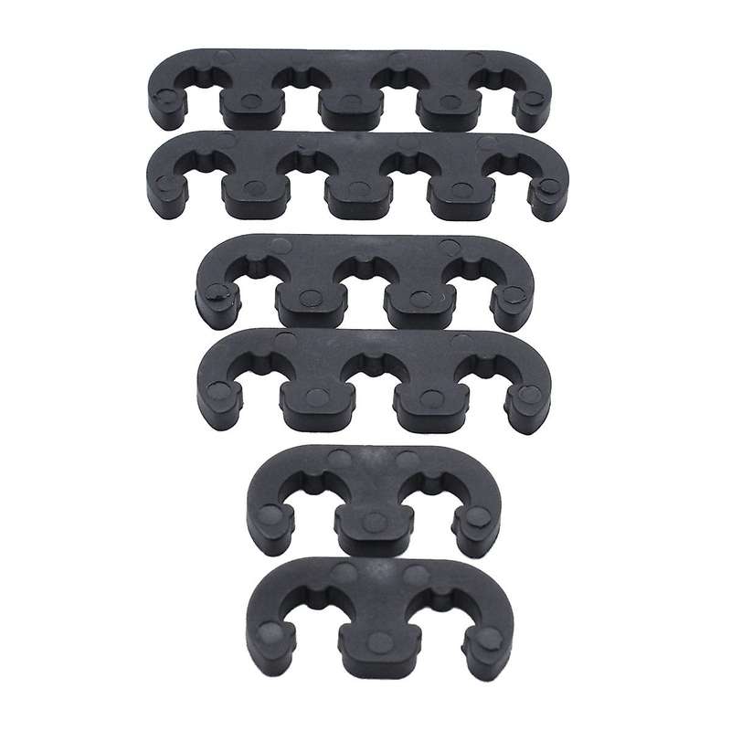 7mm 8mm Plastic Spark Plug Wire Separators Dividers Looms Universal Black Separators Dividers for C