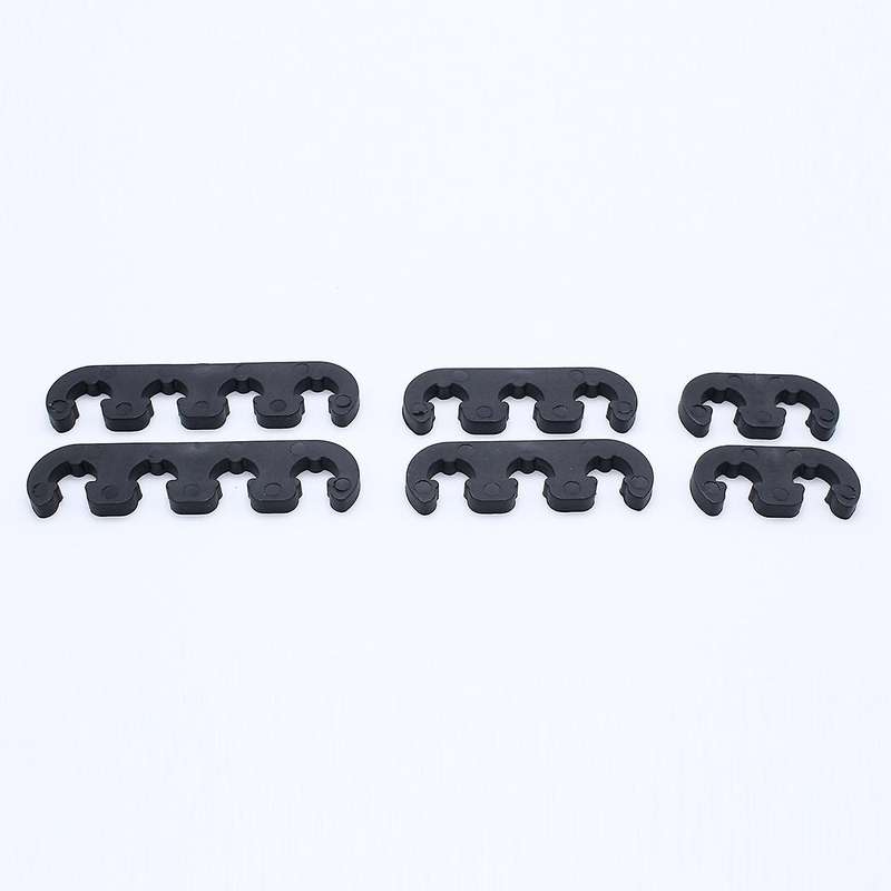 7mm 8mm Plastic Spark Plug Wire Separators Dividers Looms Universal Black Separators Dividers for C