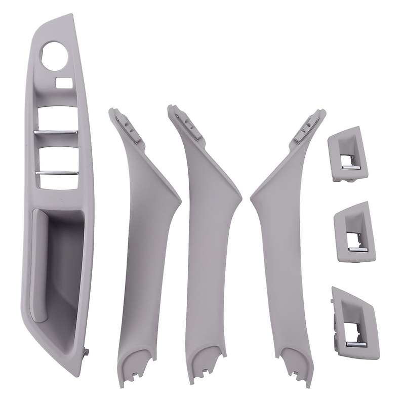 7Pcs Car Driver Seat Front Right Armrest Interior Door Handle Pull 1Hole for  F10 10-17 RHD Auto Int