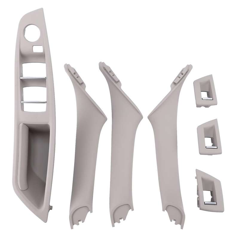 7Pcs Car Driver Seat Front Right Armrest Interior Door Handle Pull 1Hole for  F10 10-17 RHD Auto Int