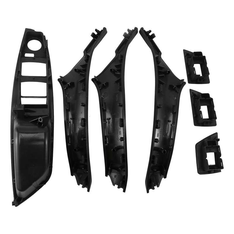 7Pcs Car Driver Seat Front Right Armrest Interior Door Handle Pull 1Hole for  F10 10-17 RHD Auto Int