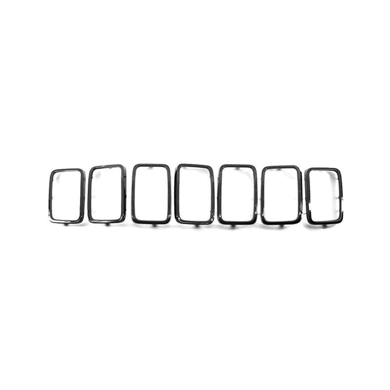 7pcs Car Front Grille Grill Ring Cover Inserts Protectors Frame Trims Kit for Grand 2017-2021 683178