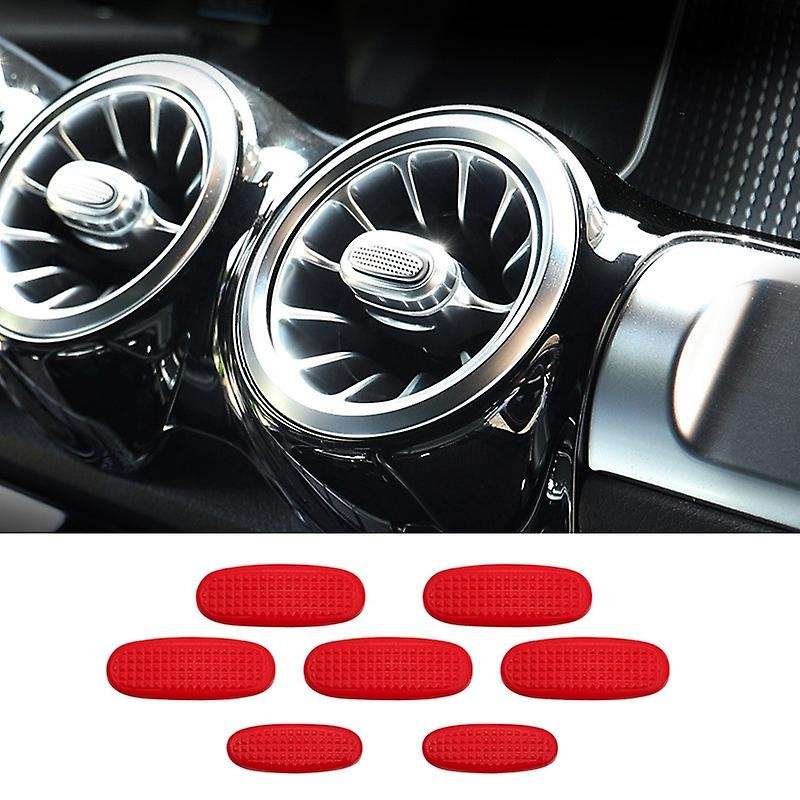 7Pcs Car Front and Rear Air Conditioning Knob Sticker for Class GLA CLA W177 W247 H247 X247 2020 B