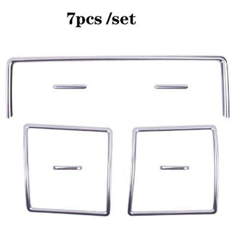 7PCS Car Interior Air Outlets Cover Trims for Land Cruiser Prado 150 2018-2020 Car Accessories