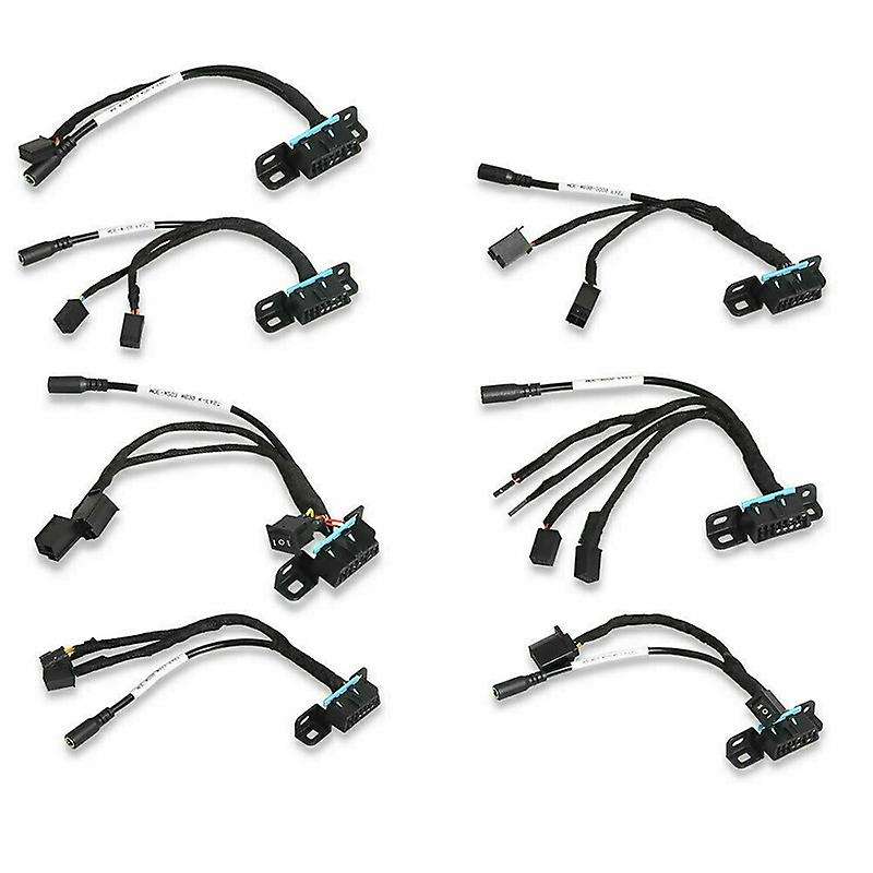 7Pcs Car EIS/ELV Test Line Cables for W202 W210 W220 W639 W906 Work with VVDI MB Tool