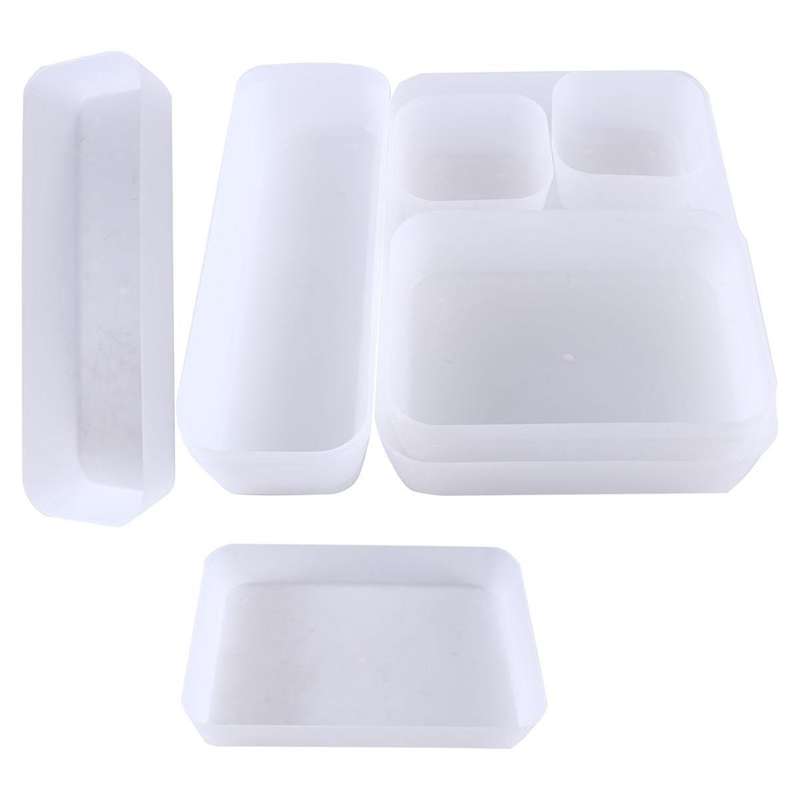 7pcs Drawer Organizers Separator for Home Office Desk Stationery Storage Box for Kitchen Bathroom M