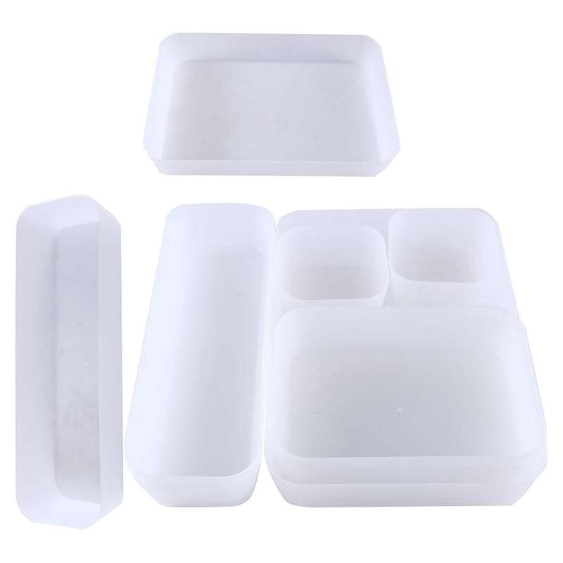 7pcs Drawer Organizers Separator Office Desk Stationery Storage Box for Kitchen Bathroom Makeup Org