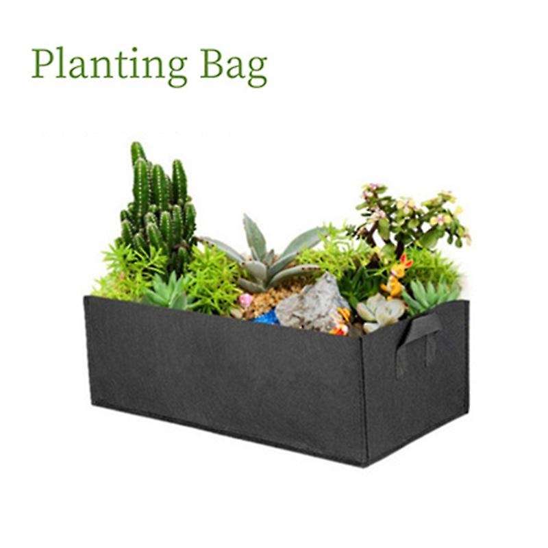 7PCS Thickened Non-Woven Fabric Planting Bag Square Seedling Bag Flower Pot Garden Bed