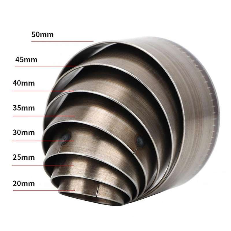 7pcs Short Scalp with Punching Leather Round Knife Tool Diy Hand Drilling Steel Round Punch Belt Pu