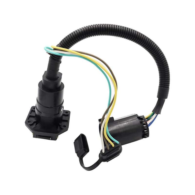 7-pin, 4-pin Trailer Plug Socket Wiring 12v Electrical Connector Adapter for Rv Us Version
