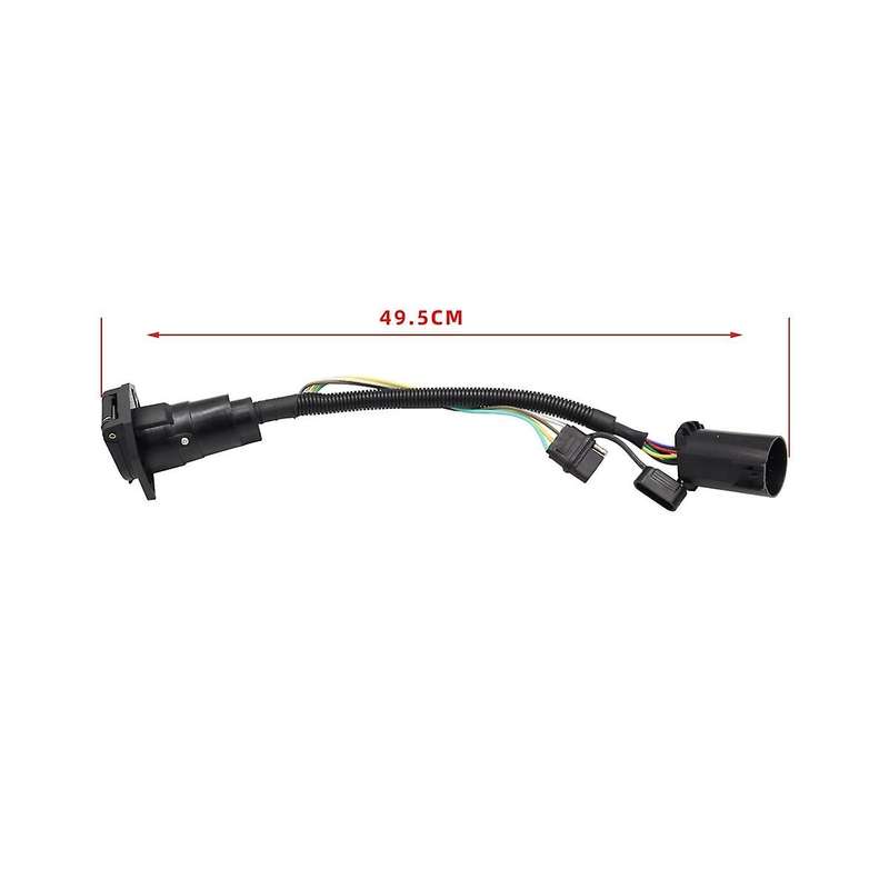 7-pin, 4-pin Trailer Plug Socket Wiring 12v Electrical Connector Adapter for Rv Us Version