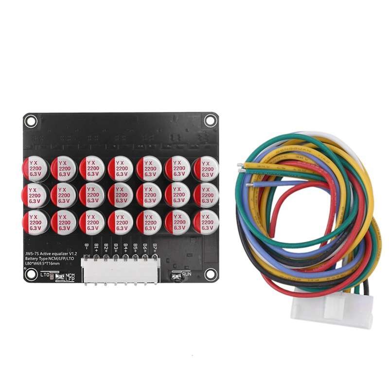 7s Active Equalizer Balancer Lifepo4 Lto Battery Energy Equalization Capacitor Bms Board